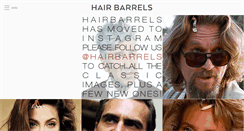 Desktop Screenshot of hairbarrels.com