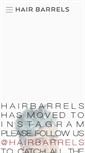 Mobile Screenshot of hairbarrels.com